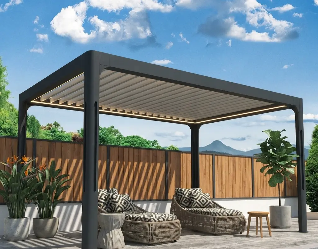 Pérgola instalada en Barberà — proyecto 1