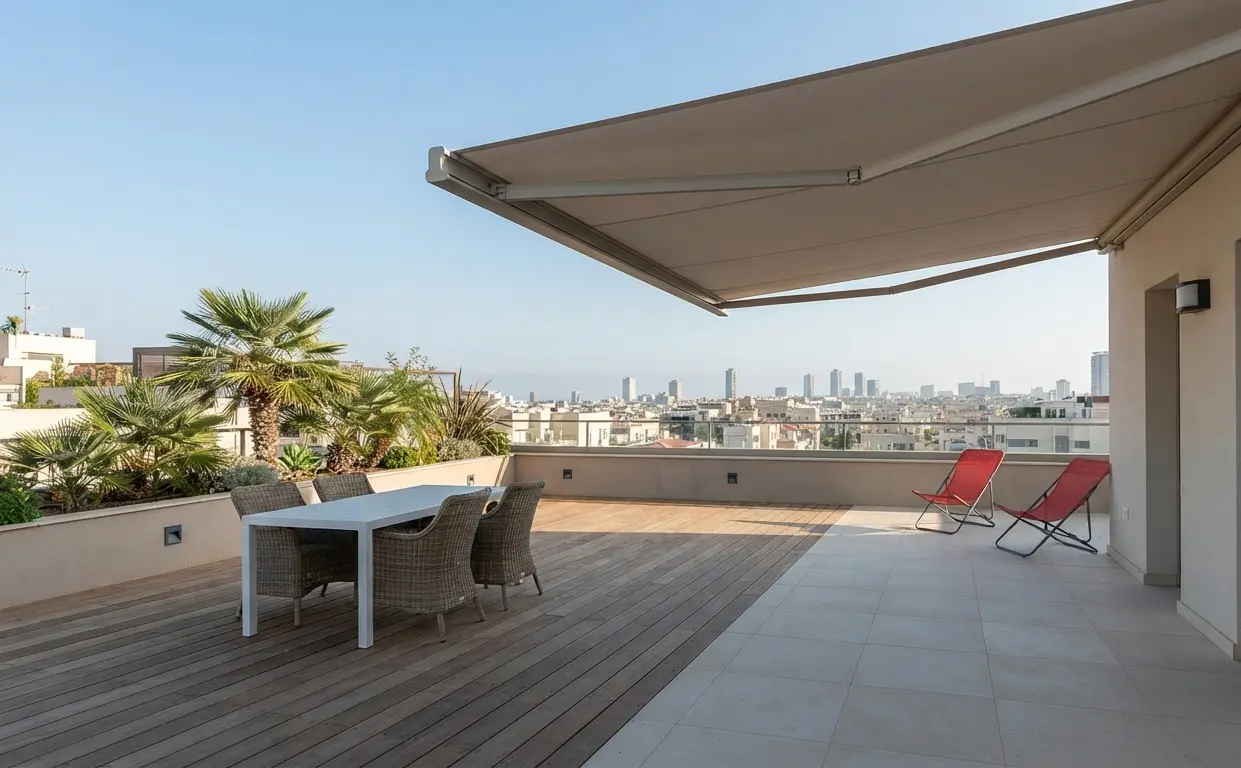 Toldo de terraza instalado en Barberà — proyecto 6